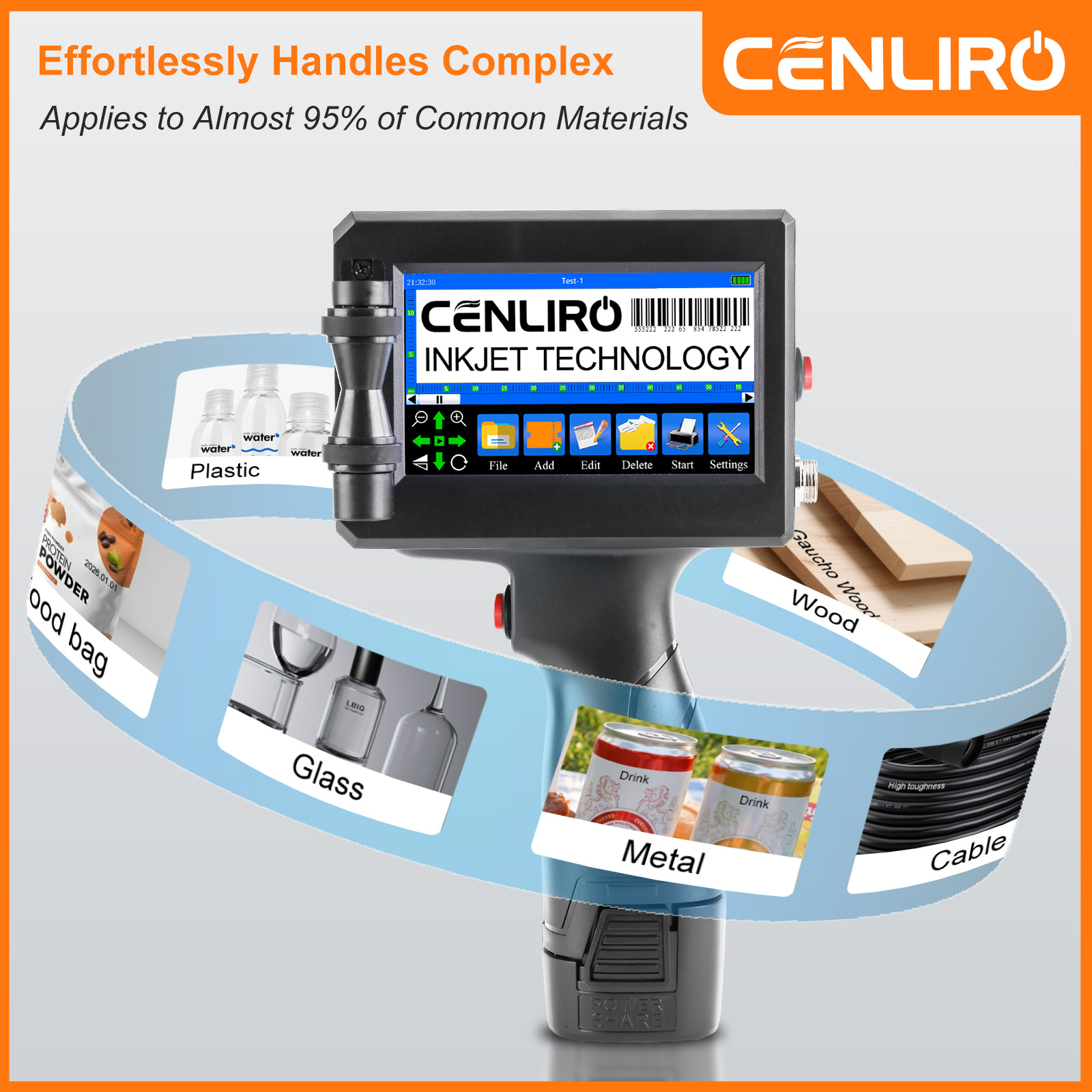 CENLIRO 12.7/25.4mm Handheld I - đánh giá và giá Commercial Book Printing Machines