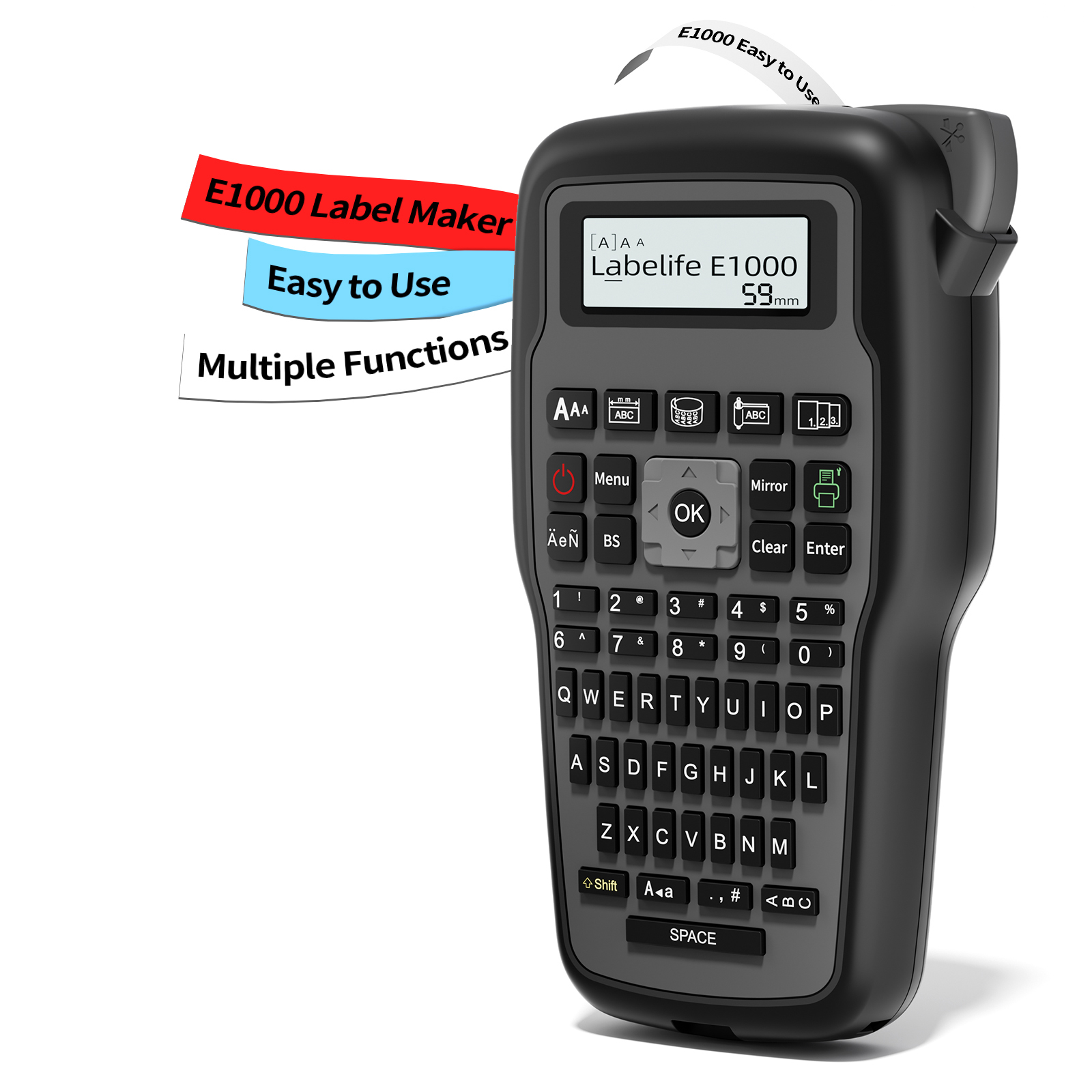 E1000 Pro Industrial Label Mak - đánh giá và giá Label Maker