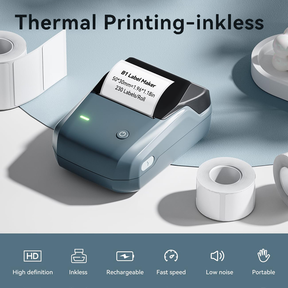 NIIMBOT B1 2Inch Portable Ther - đánh giá và giá Commercial Book Printing Machines