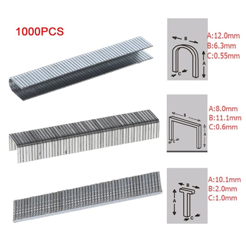 1000Pcs U/Door/T Shaped Nail S - đánh giá và giá Stapler Heavy Duty
