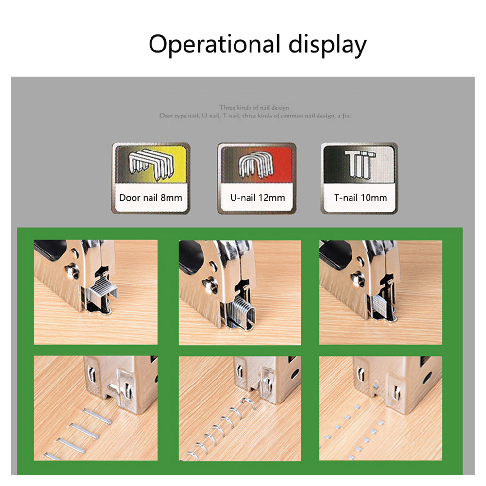 1000Pcs U/Door/T Shaped Nail S - đánh giá và giá Stapler Heavy Duty