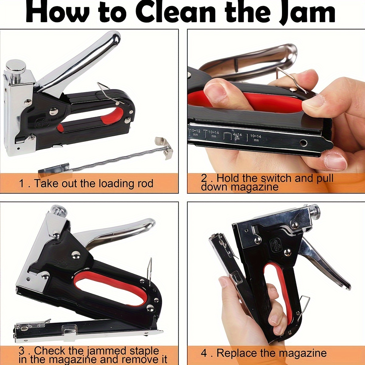 1pc Upholstery 4 in 1 Staple G - đánh giá và giá Stapler Heavy Duty