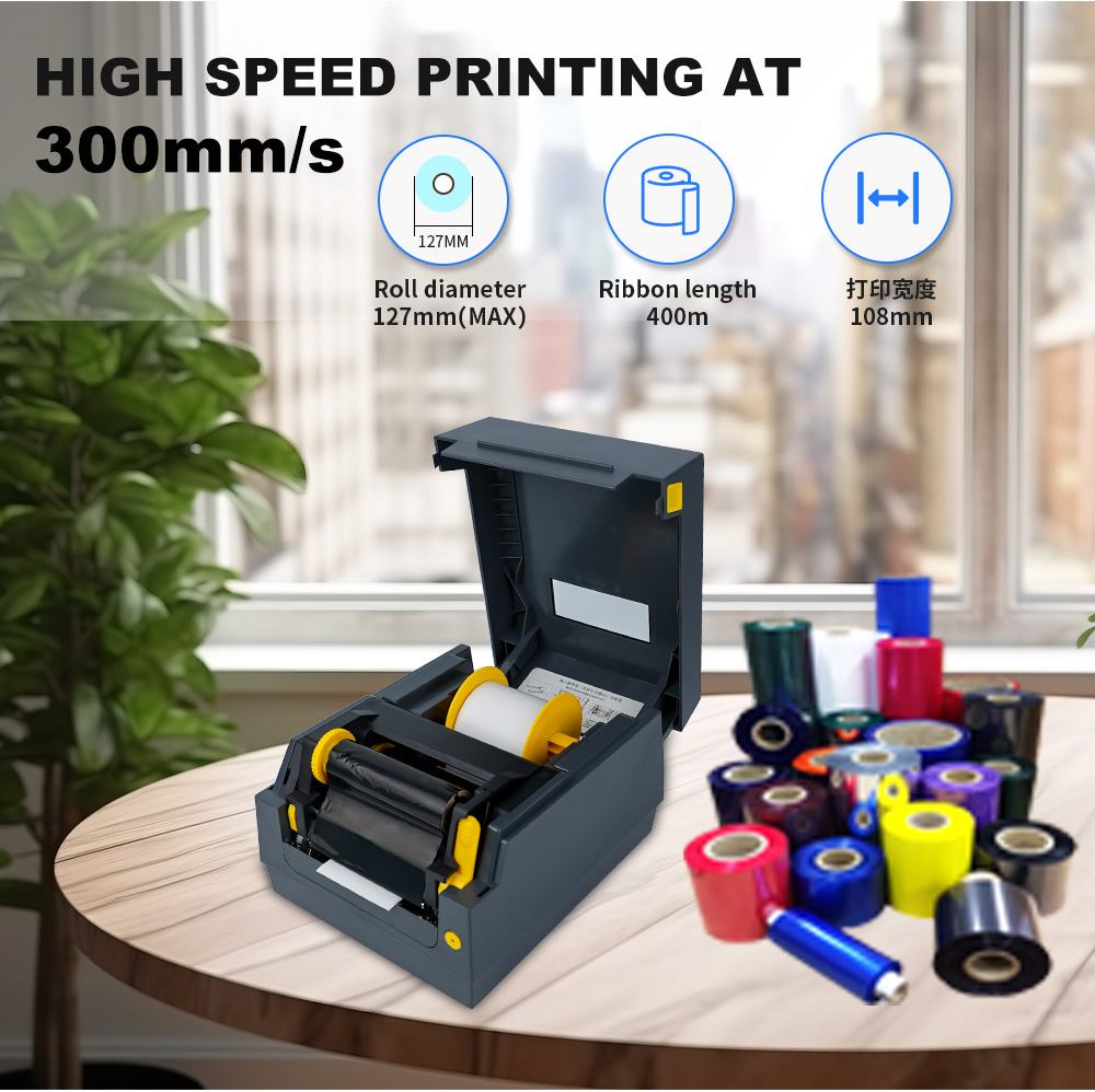 110mm Thermal Transfer Label P - đánh giá và giá Barcode Printer