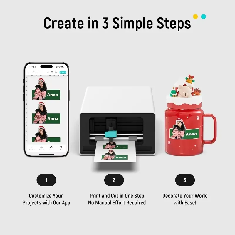 PixCut S1 All in One Sticker M - đánh giá và giá Thermal Printer