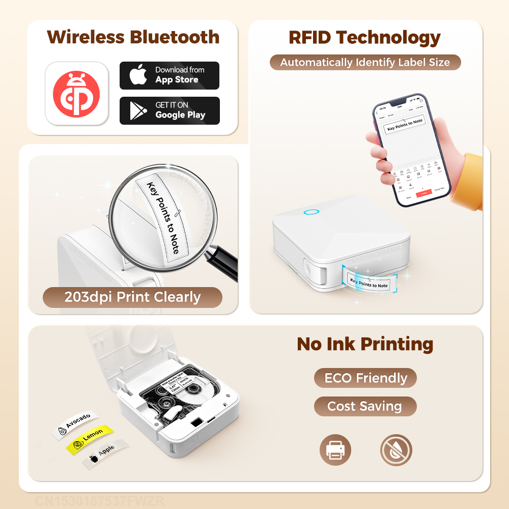 Mini Label Maker R15 Thermal T - đánh giá và giá Commercial Fabric Printing Machine