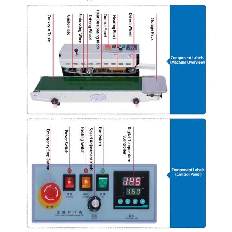 Food Bag Continuous Sealing Ma - đánh giá và giá Commercial Printing And Packaging