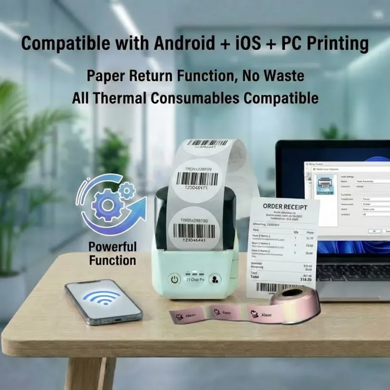 Mini 58mm Receipt Thermal Port - đánh giá và giá Barcode Printer