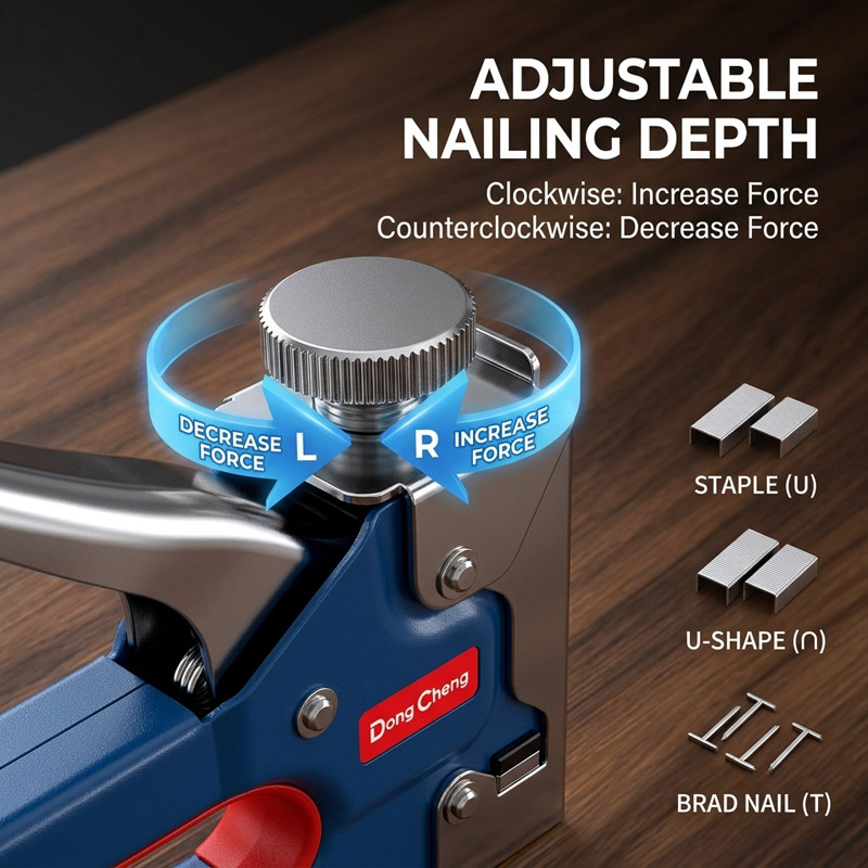 3-in-1 Nail Gun Carbon Steel F - đánh giá và giá Stapler Heavy Duty